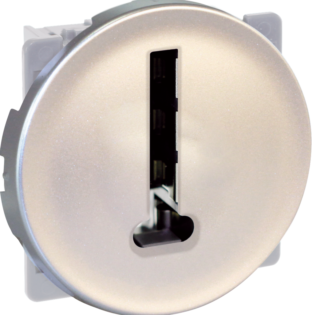 COMETE Prise Tél. 8 contacts en T TITANE