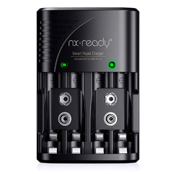 Unité(s) Chargeur piles standard NX pour 4xAA ou 4xAAA ou 2x9V