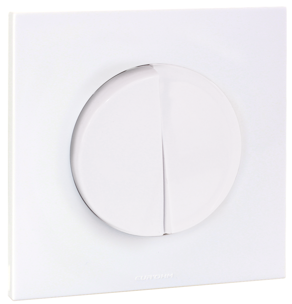 Square - double inter VV + plaque - blanc