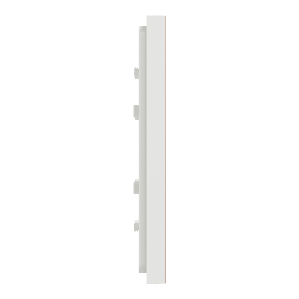 Unica Déco Subtile - Plaque de finition - Blanc liseré cuivre  - 1P