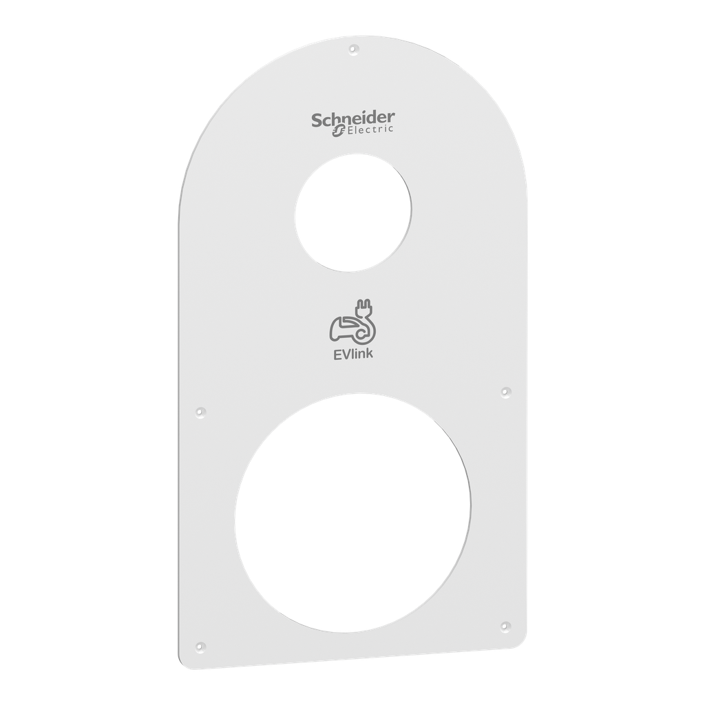 Evlink Pro AC - Face avant Pro AC murale ou sur pied - RAL 9003 - En plastique