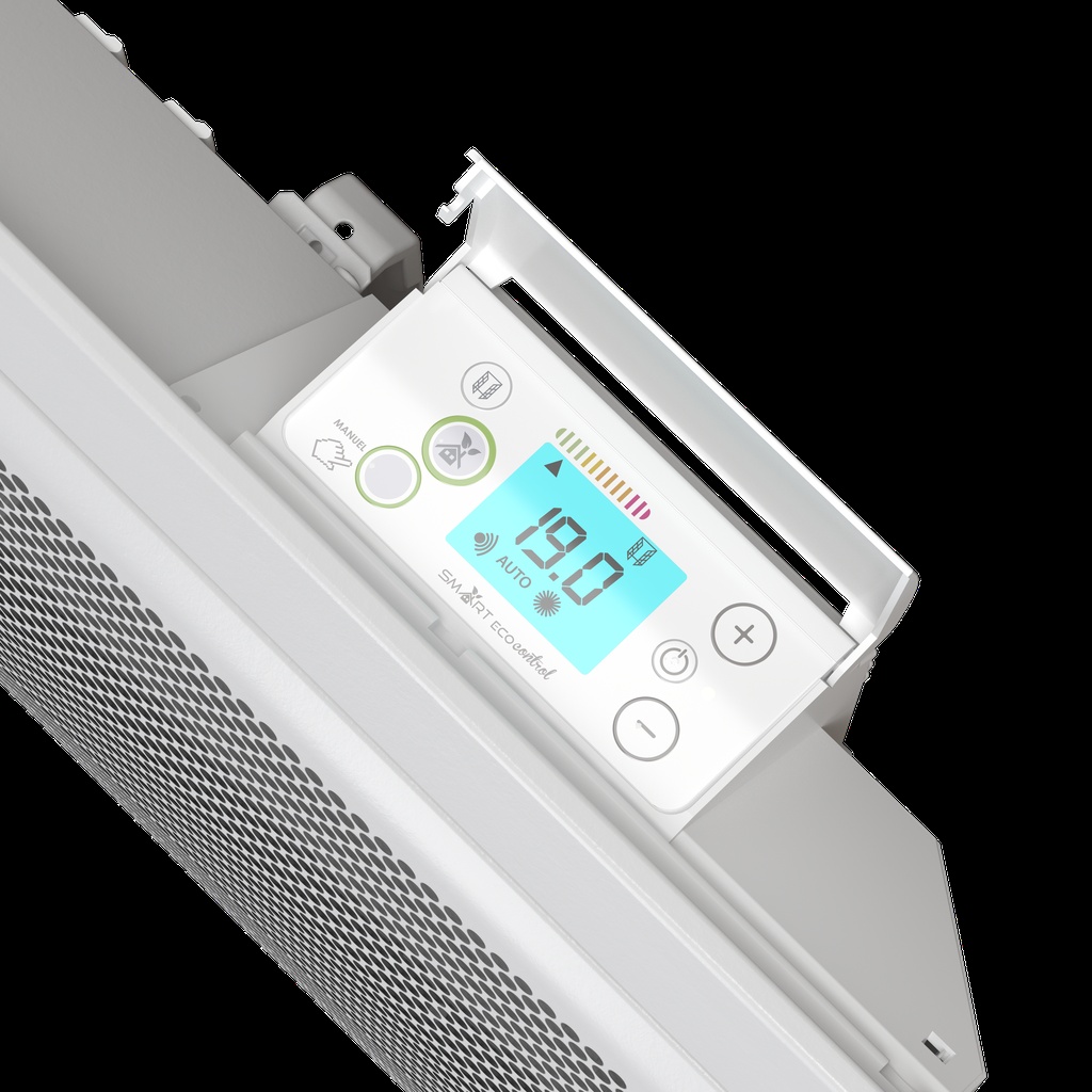 Rayonnant connecté Quartea intelligent vertical 1500W blanc