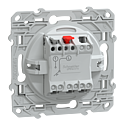 Ovalis - bouton poussoir à fermeture - 10A    Blanc
