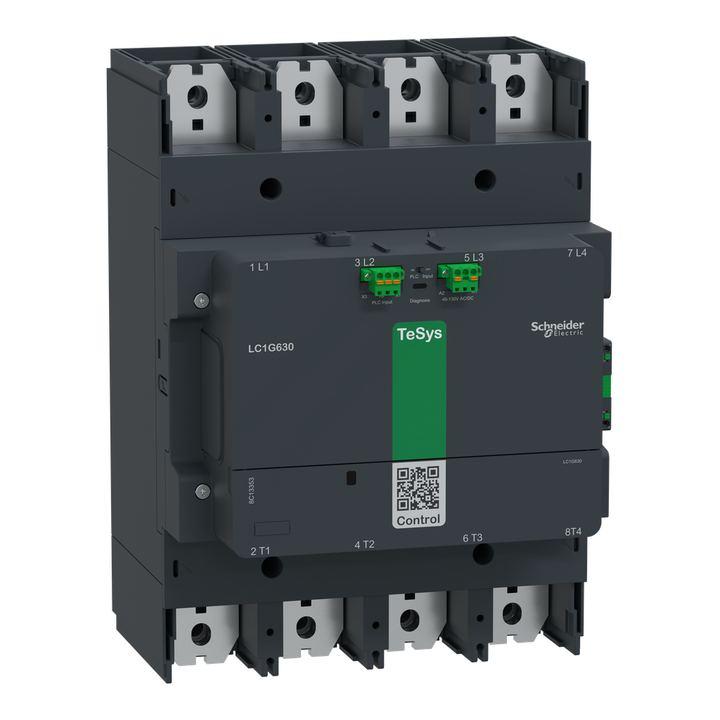 Contacteur TeSysG800 4P Advanced 200-500V ACDC