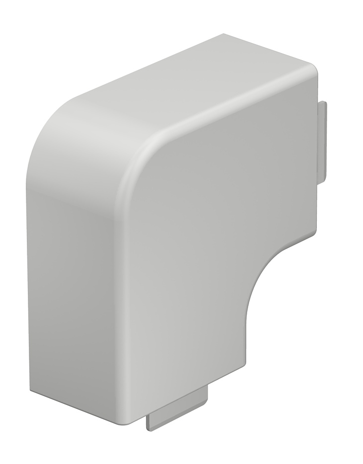Angle plat 40x60mm Chlorure de polyvinyle blanc pur RAL 9010