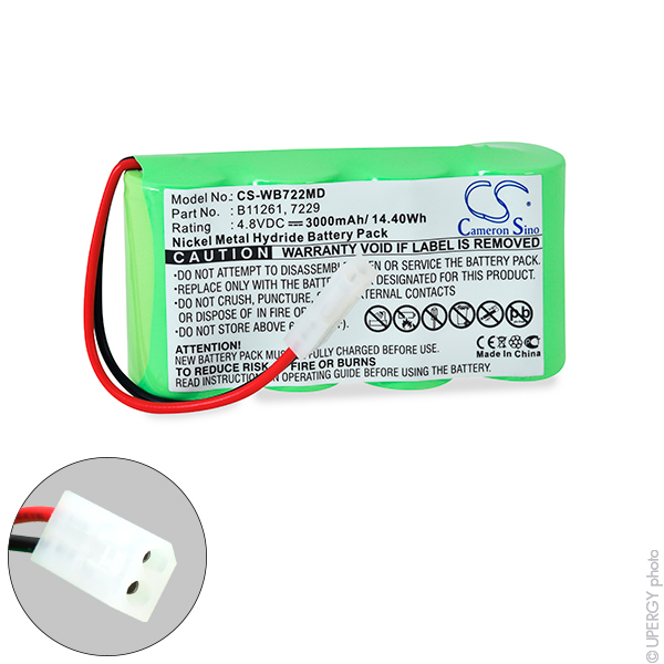 Batterie(s) Batterie médicale rechargeable 4.8V 3000mAh