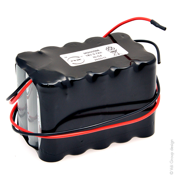 Pack(s) Batterie Nicd 15x AA 15S1P ST2 18V 700mAh F400