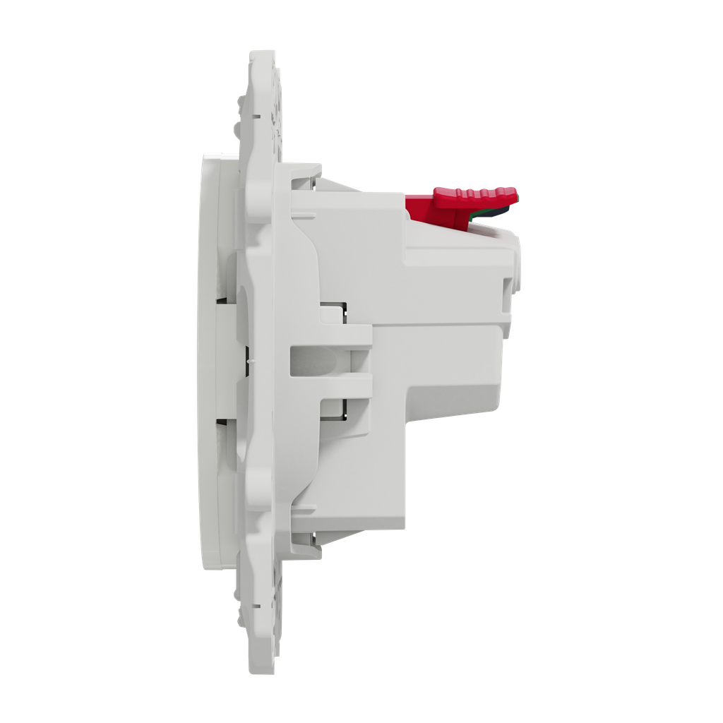 Odace 2011 - Lot de 100 prises de courant 2P+T affleurante S520052 - blanc