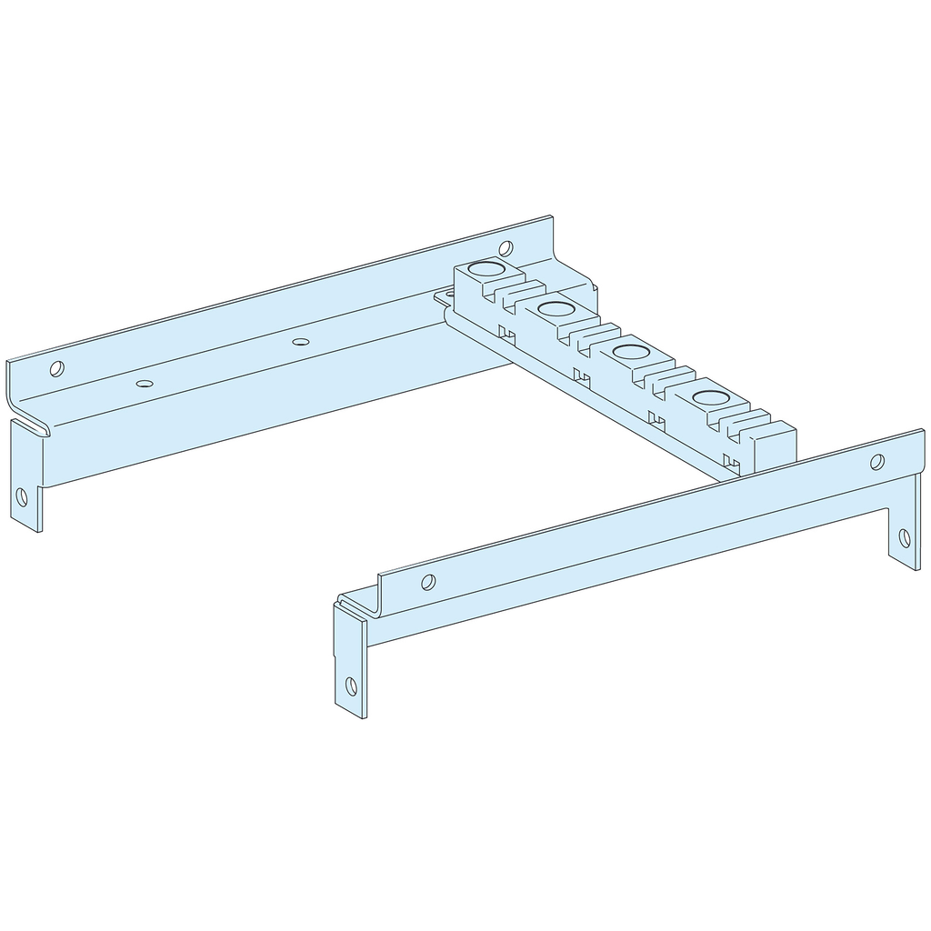 PrismaSeT P - Support inférieur JdB vertical latéral - LGYE ou BS 5/10mm