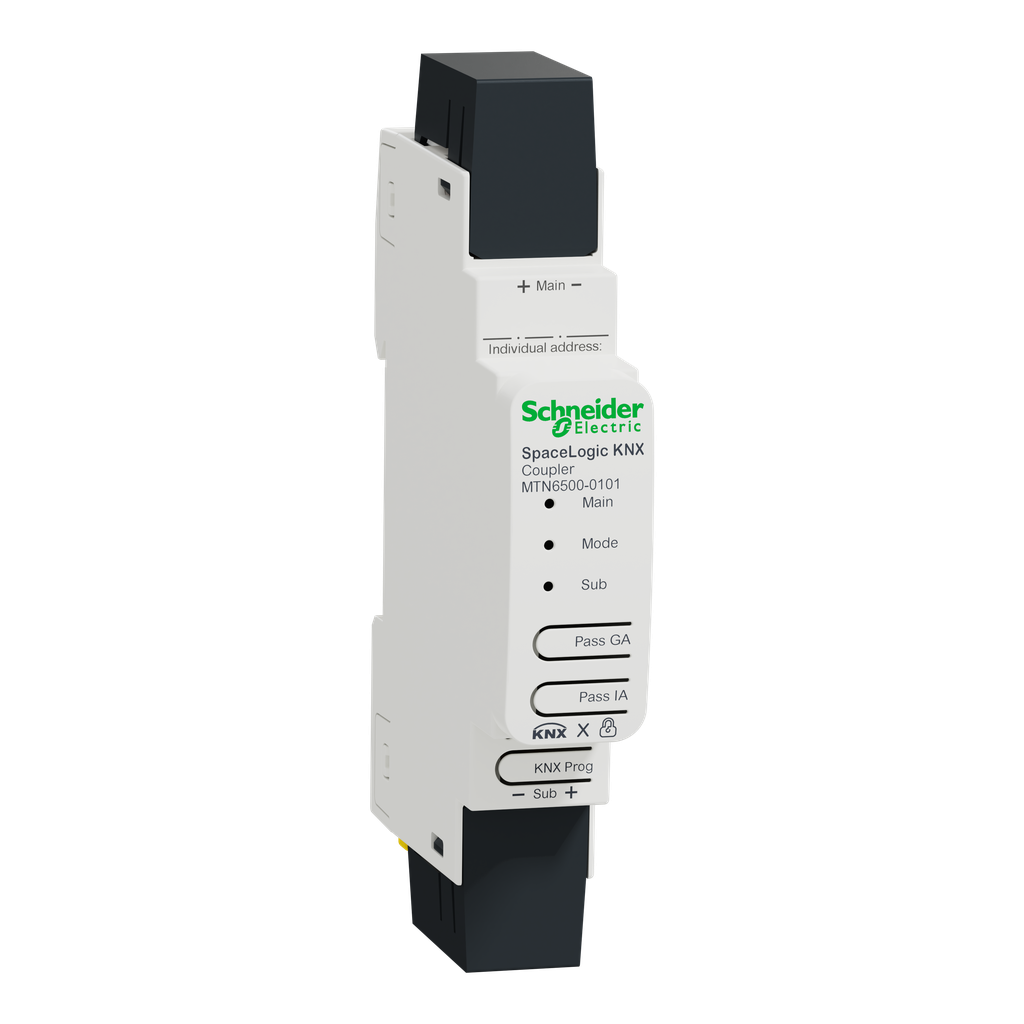 SpaceLogic KNX - coupleur secure - rail Din