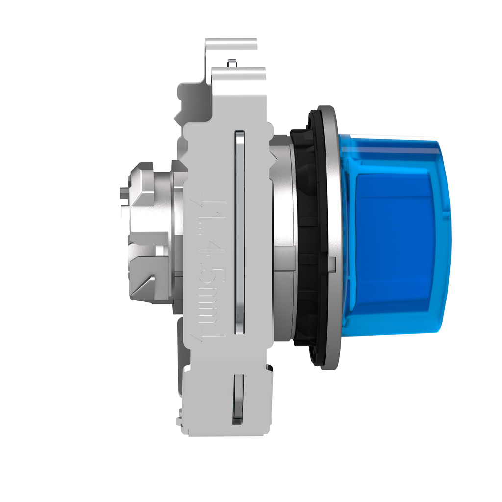 Harmony XB4 - tête bouton à manette lumineux - flush - 3 pos fix - bleu
