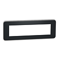 Unica Pro - plaque de finition - Anthracite - 8 modules