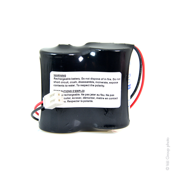 Pack(s) Batterie Nicd 2x D HT  2S1P ST1 2.4V 4.5Ah JST