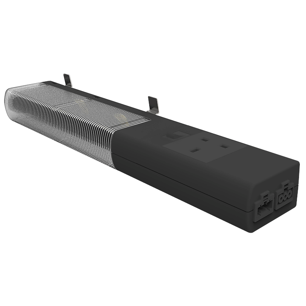 PanelSeT - Lampe à LED avec prise UK et interrupteur - 120/230Vac