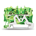 TOPJOB®S : Borne de protection 2C / 1,5 (2,5) mm² / Vert-Jaune