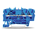 TOPJOB®S : Borne de passage 3C / 2,5 (4) mm² / Bleu