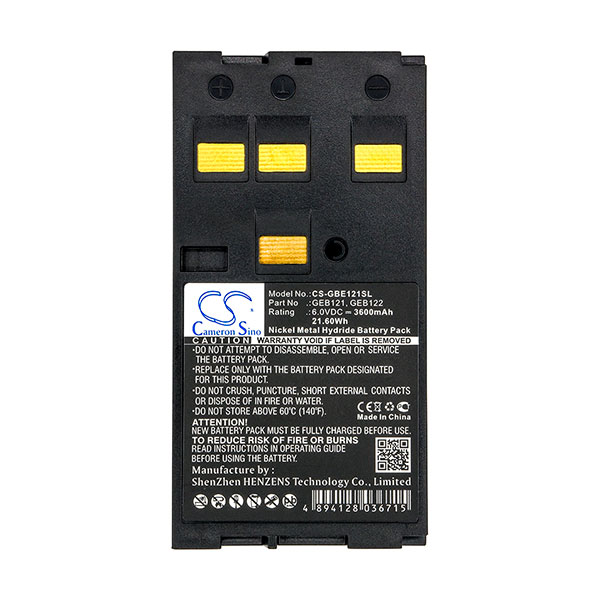 Batterie(s) Batterie appareil de mesure 6V 3600mAh