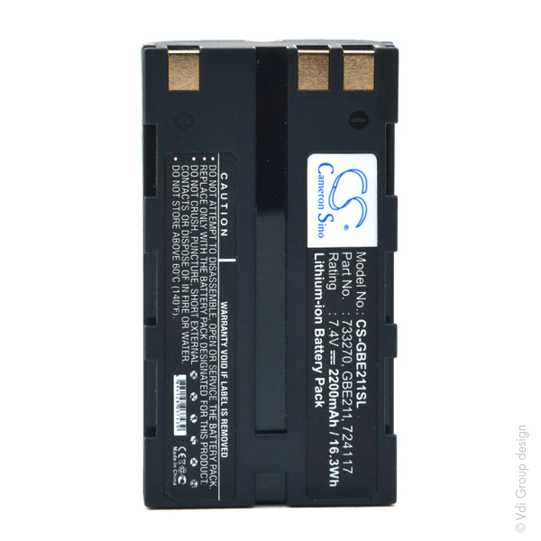 Batterie(s) Batterie appareil de mesure 7.4V 3400mAh