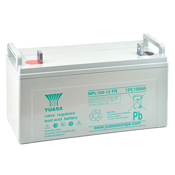 Batterie(s) Batterie plomb AGM YUASA NPL100-12FR 12V 100Ah M10-M