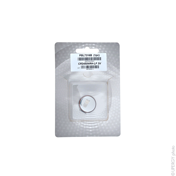 Blister(s) x 1 Pile bouton lithium blister CR2450NRH-LF RENATA 3V 540mAh
