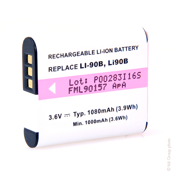 Blister(s) x 1 Batterie appareil photo - caméra 3.6V 950mAh