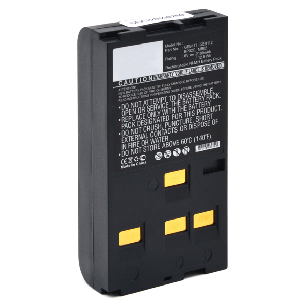 Batterie(s) Batterie appareil de mesure 6V 2100mAh