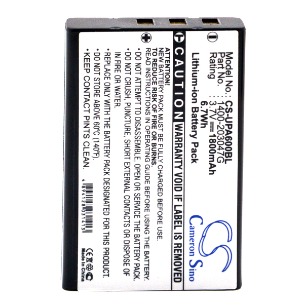 Accumulateur(s) Batterie lecteur codes barres 3.7V 1800mAh