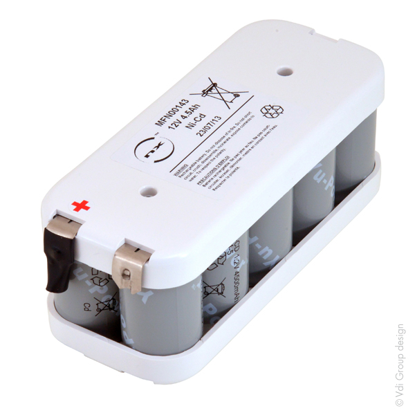 Batterie(s) Batterie eclairage secours 10x D HT 10S1P ST2 12V 4.5Ah Cosse