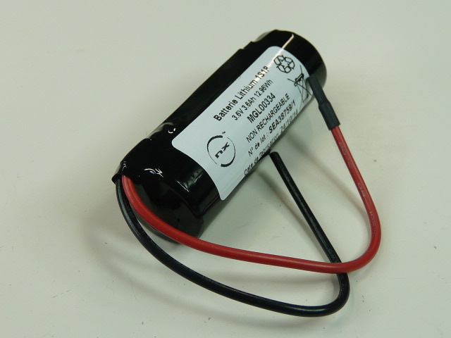 Pack(s) Batterie lithium LS17500 A 3.6V 3.6Ah F