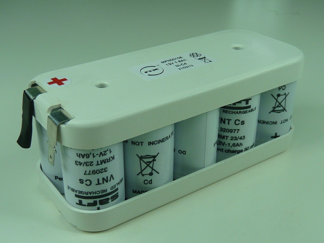 Pack(s) Batterie Nicd 10x VNT CS 10S1P ST2 12V 1.6Ah Fast