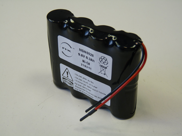 Pack(s) Batterie Nicd ST5/SG/ 9.6V 270mAh F50