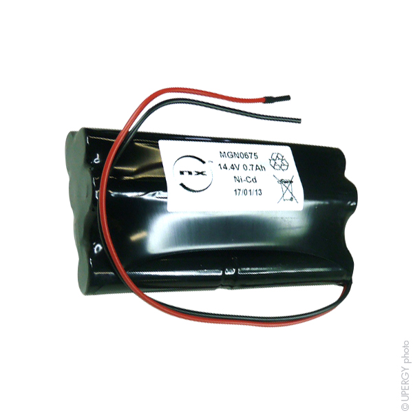 Pack(s) Batterie Nicd 12x AA 12S1P ST7 14.4V 700mAh F200