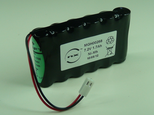 Batterie(s) Batterie Nimh 6x AA 6S1P ST1 7.2V 1.7Ah FC