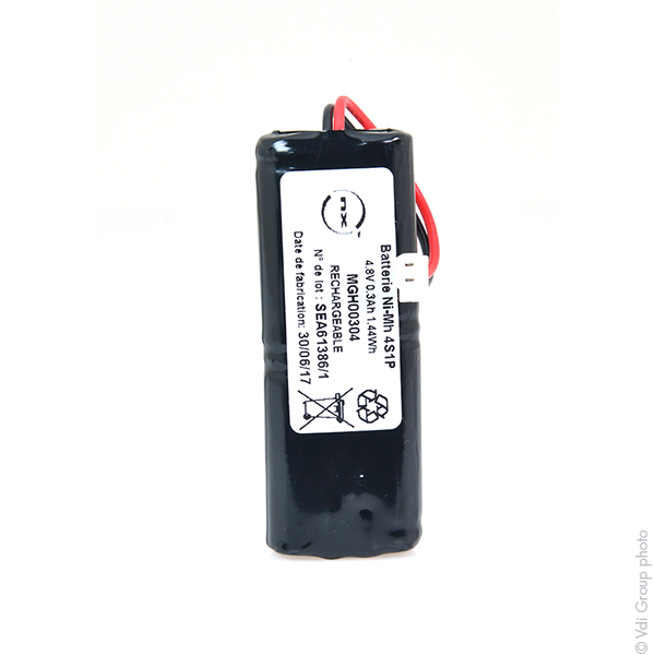 Pack(s) Batterie Nimh 4x 2/3AAA 4S1P ST5 4.8V 300mAh MXJ35