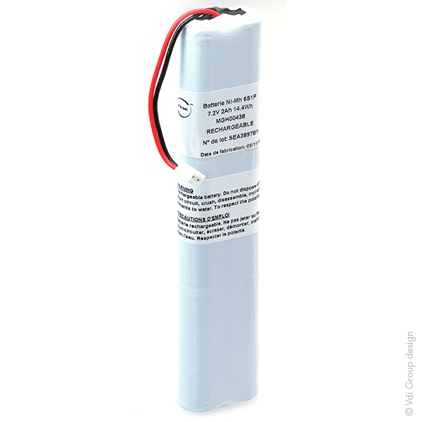 Pack(s) Batterie Nimh 6x AA NX ST5 6S1P 7.2V 2Ah XHP2