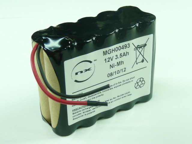 Pack(s) Batterie Nimh 10x 4/3A 10S1P ST2 12V 3800mAh Fils