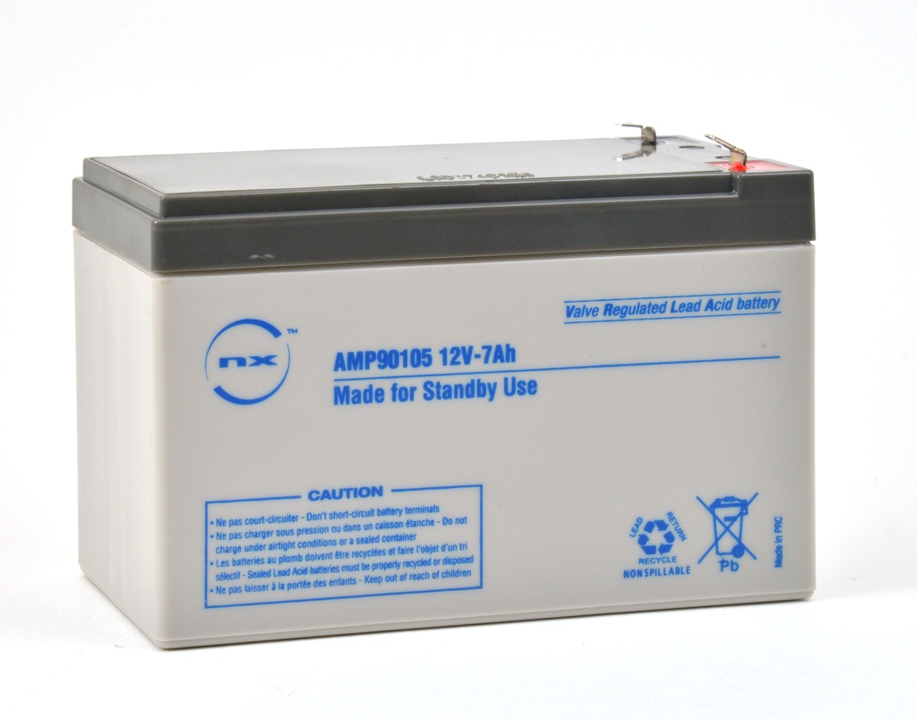 Unité(s) Batterie plomb AGM NX 7-12 Standby 12V 7Ah F4.8