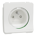 Mureva Styl - Prise courant 2P+T - composable - IP55 IK08 - connex auto - blanc