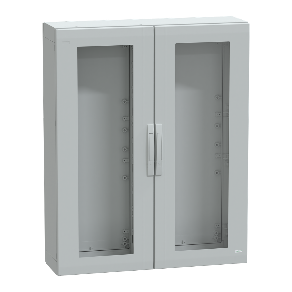 PanelSeT - Armoire polyester 1250x1000x320 - IP65 - vitrée Ral 7035