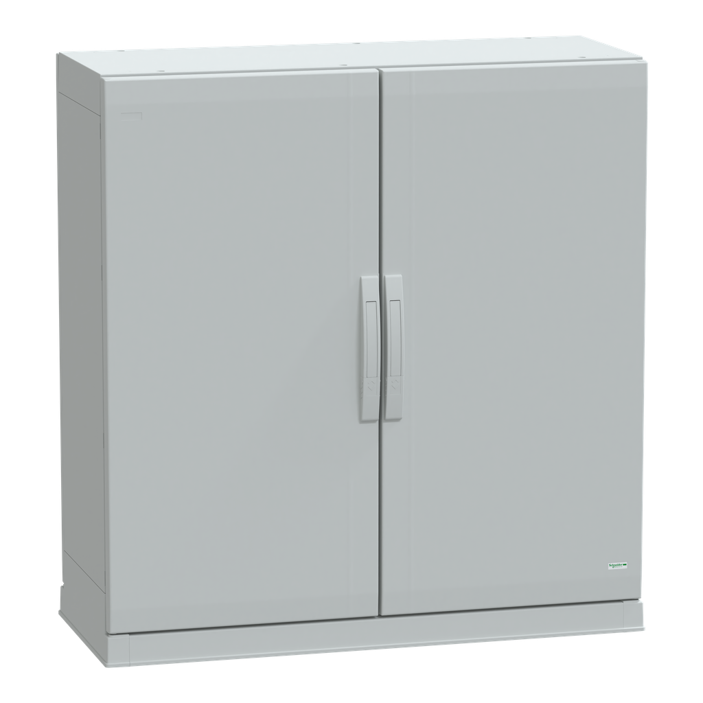 PanelSeT - Armoire polyester socle 1000x1000x420 - IP54 Ral 7035