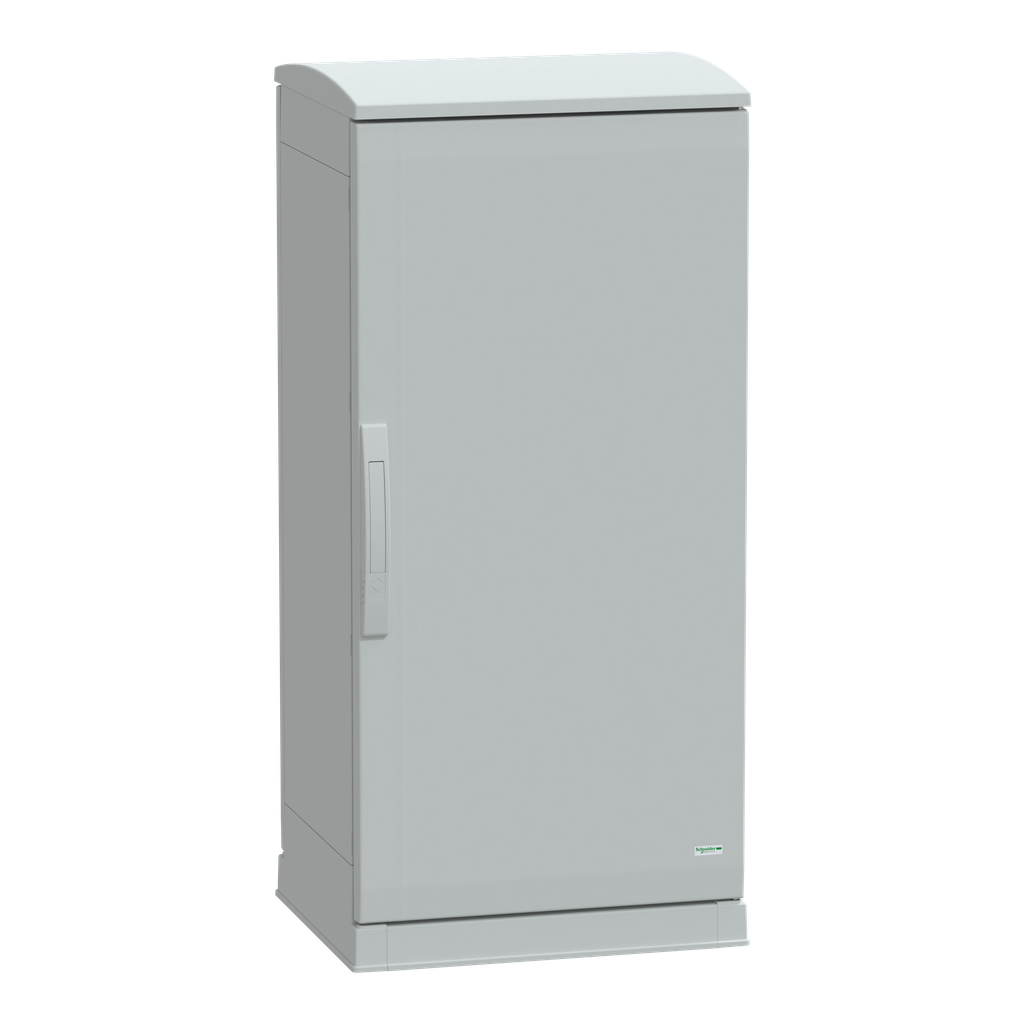 PanelSeT - Armoire polyester socle + toit 1000x500x420 - IP44 Ral 7035