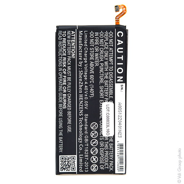 Blister(s) x 1 Batterie téléphone portable pour Samsung 3.85V 4000mAh