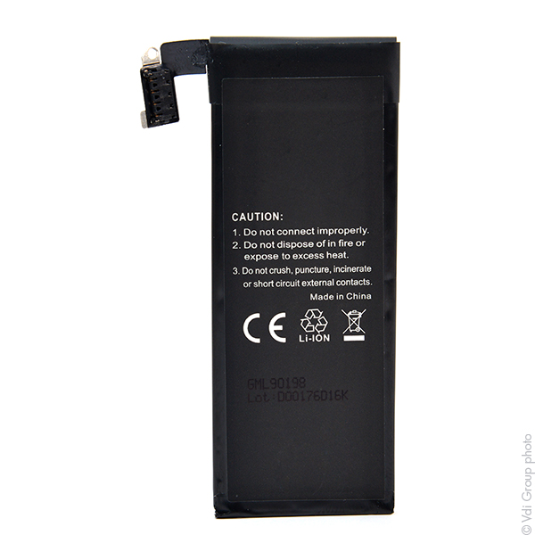 Blister(s) x 1 Batterie téléphone portable pour iPhone 4 3.7V 1450mAh