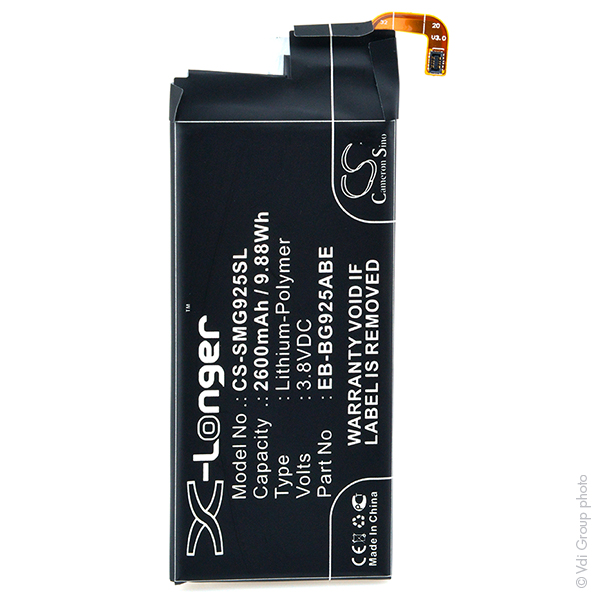 Blister(s) x 1 Batterie téléphone portable pour Samsung 3.8V 2600mAh