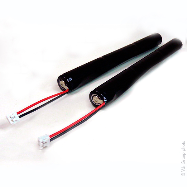 Pack(s) Batterie eclairage secours (2x) 3x AA HT 3S1P ST4 3.6V 800mAh JST