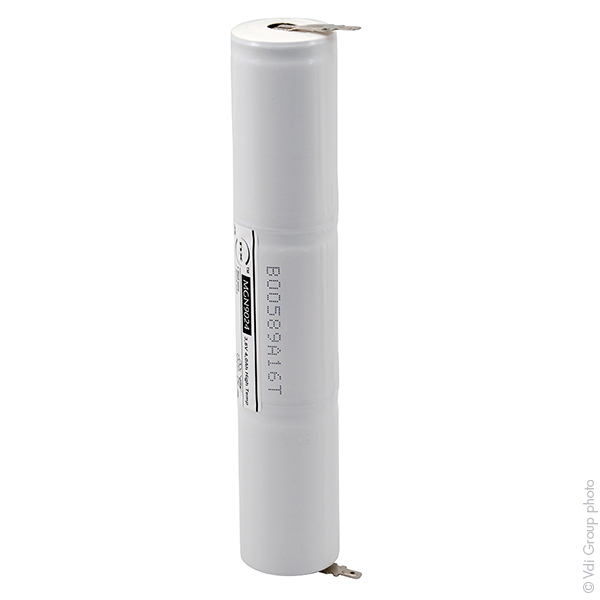 Unité(s) Batterie eclairage secours 3xD ST4 Faston 4.8mm (+2.8mm) 3.6V 4Ah