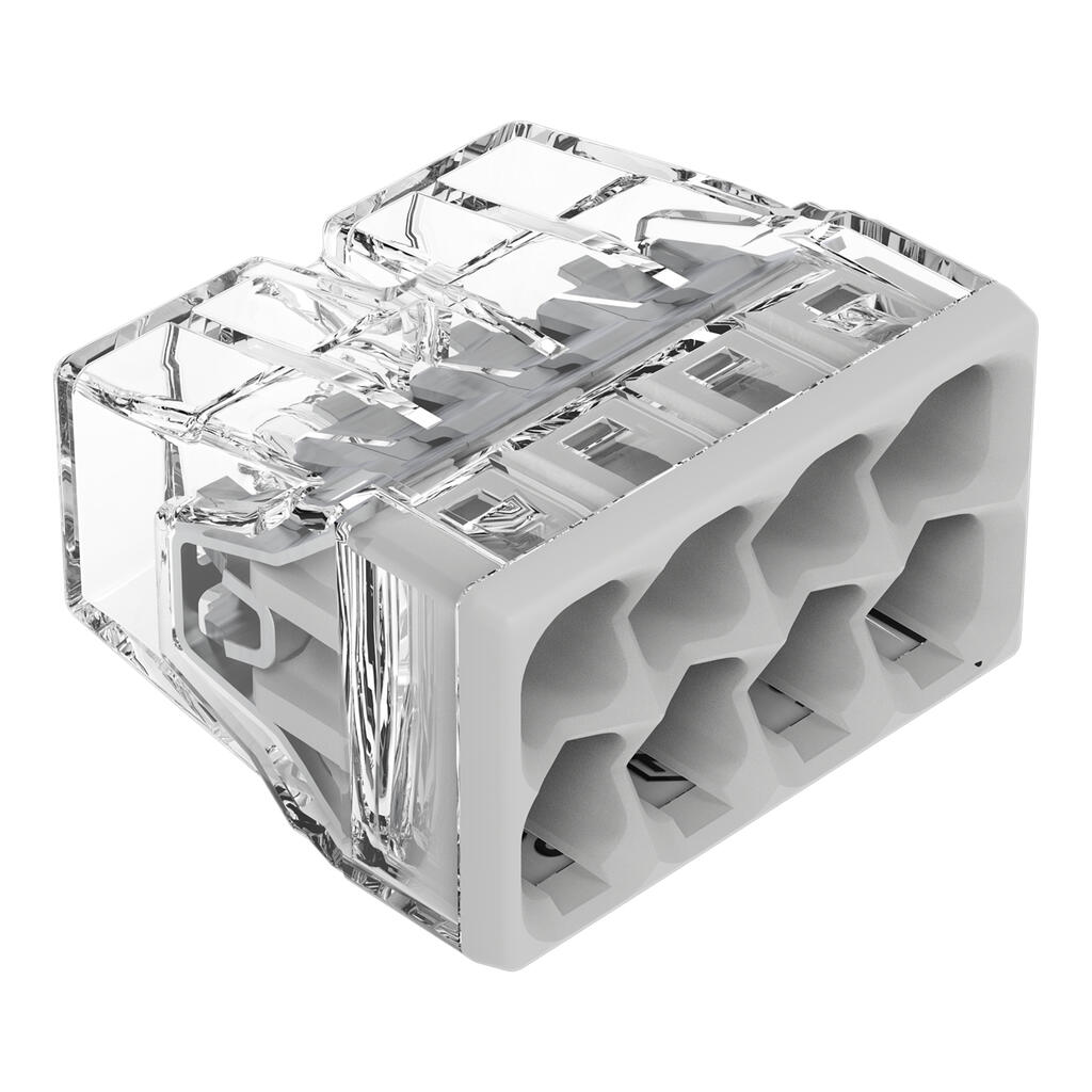 Borne WAGO 2273 - 8 x 0,5 à 2,5mm² Transp. / Gris