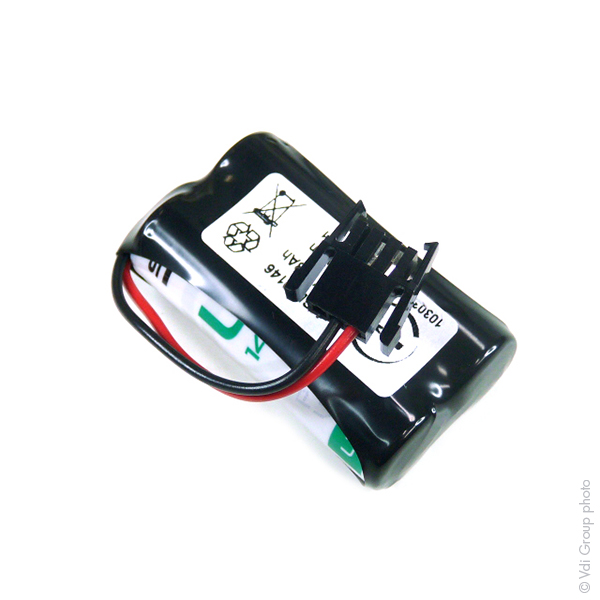 Pack(s) Batterie lithium 2x AA 1S2P ST1 3.6V 4.8Ah FC