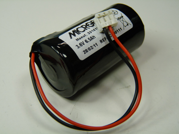 Batterie(s) Batterie lithium ER26500M C 3.6V 6.5Ah JST