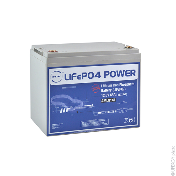 Unité(s) Batterie Lithium Fer Phosphate NX LiFePO4 POWER UN38.3 (832Wh) 12.8V 65